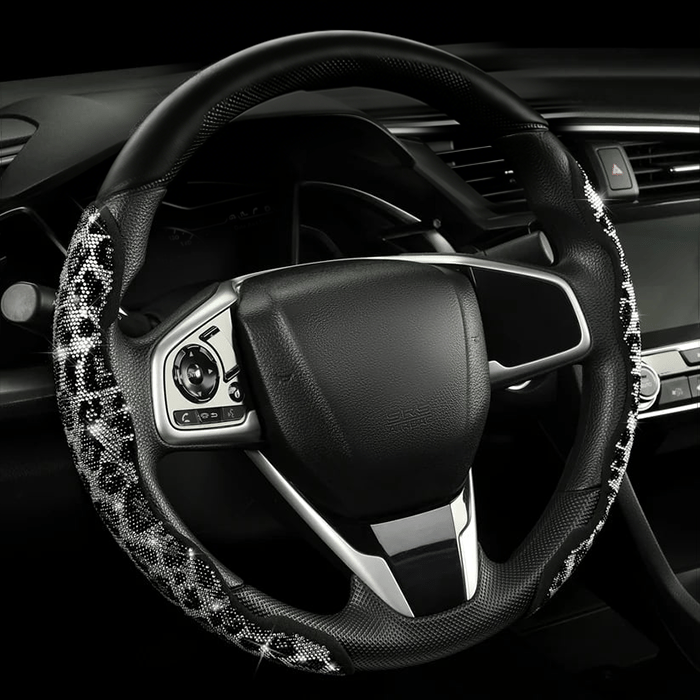 LuxiDrive – Crystal Studded Steering Wheel Cover
