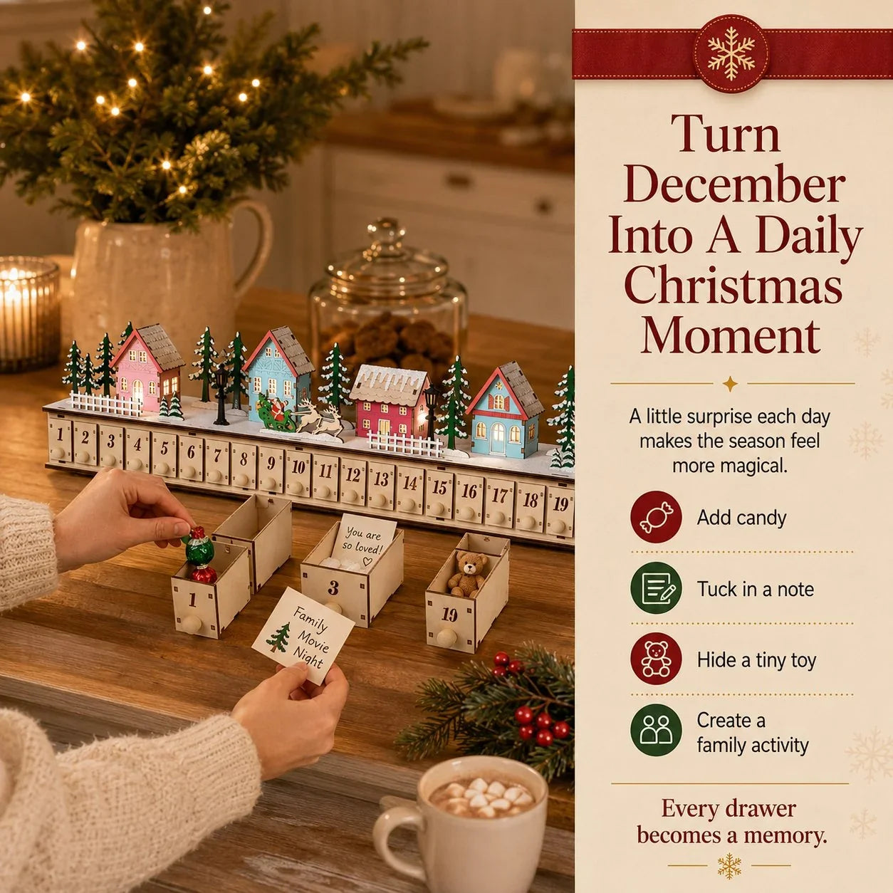 ChristmasGlow - Christmas Village Advent Calendar