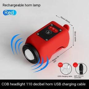 RideSafe – Electronic Bike Horn with Powerful Floodlight