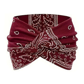 BohoFlex Headband – Cross Knot Style