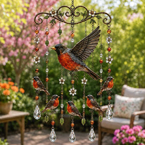 HumiGrace – Elegant Hummingbird Wind Chime