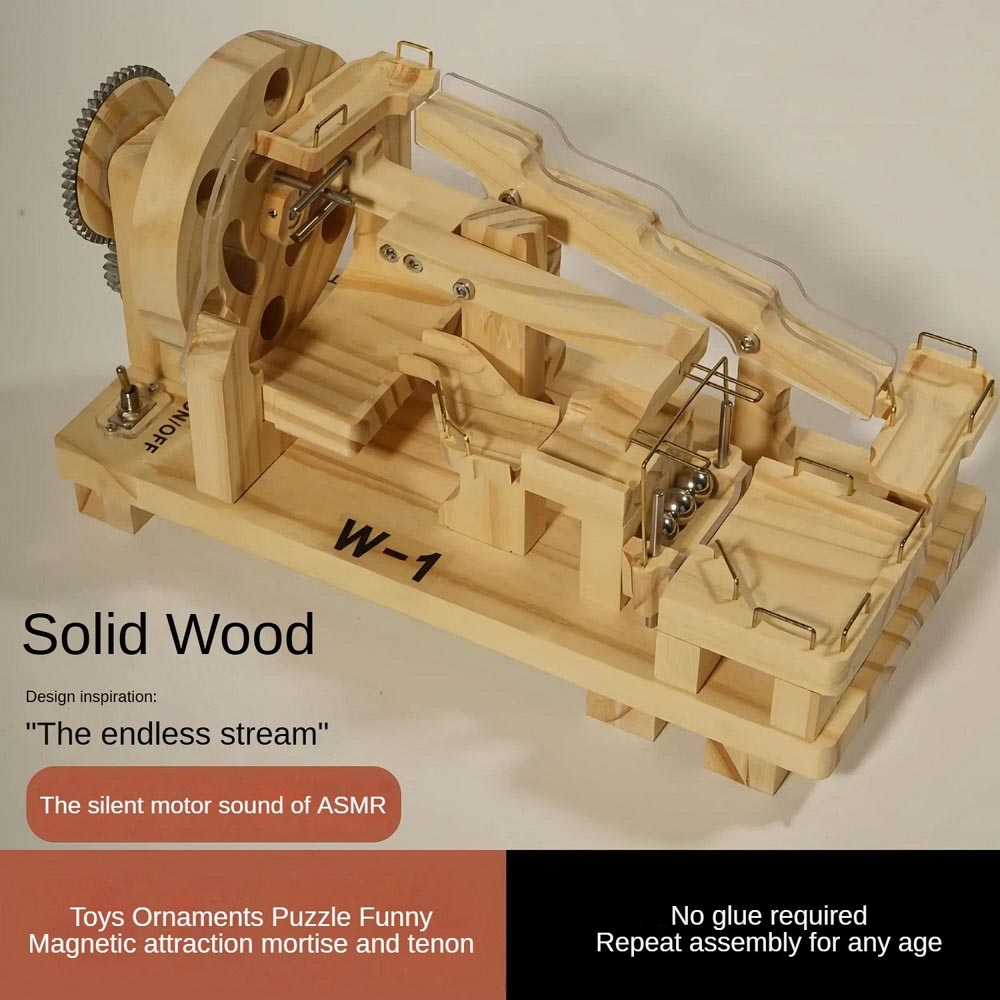 MarbleCraft – Wooden Marble Run Building Block Toy