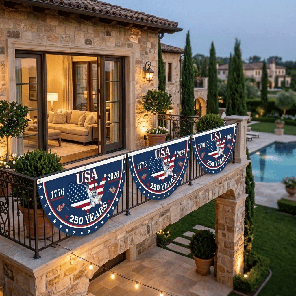 HeritageWave – 250th Anniversary USA Fan Flag