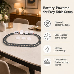 FunRail – Rotating Food Train Serving Set