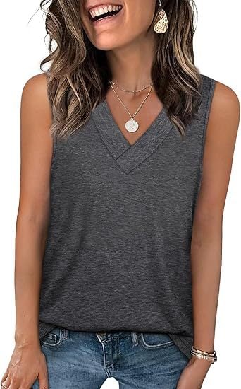 SoftEase – Women’s Sleeveless Casual Slim Fit Top