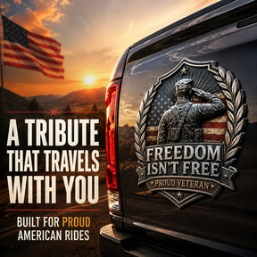 PatriotDrive – “Freedom Isn’t Free” Vehicle Emblem