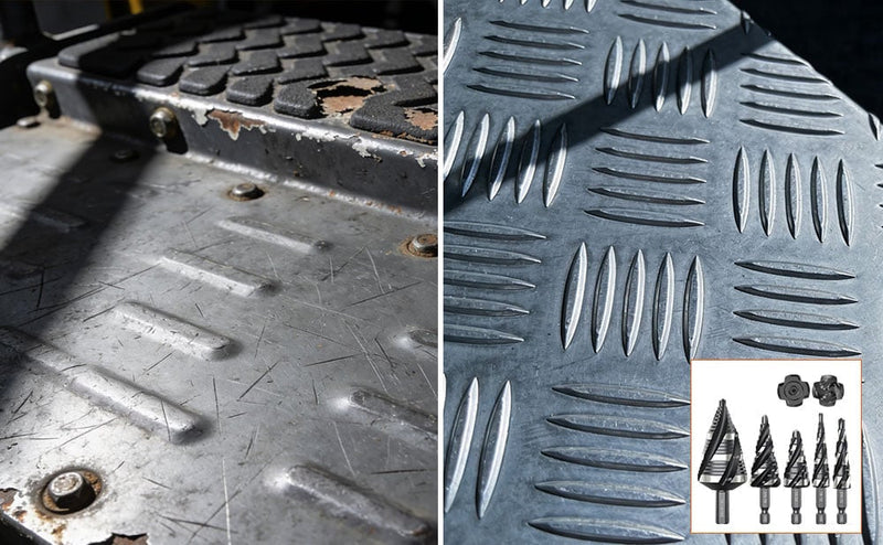 SteelForce – Heavy-Duty Spiral Step Drill Bit Kit