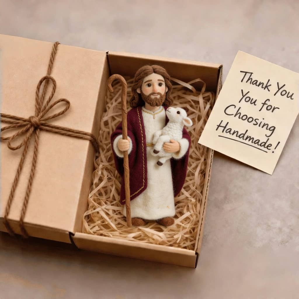 SacredShepherd – Handcrafted Christian Wool Art