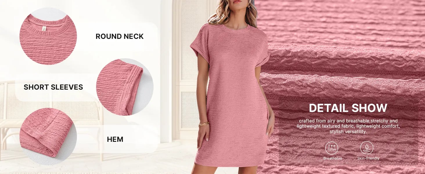 AuraBreeze – Lightweight Summer Pocket Dress