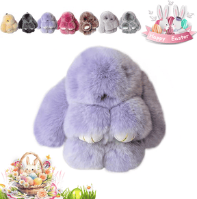 HopCharm – Cute Plush Bunny Keychain