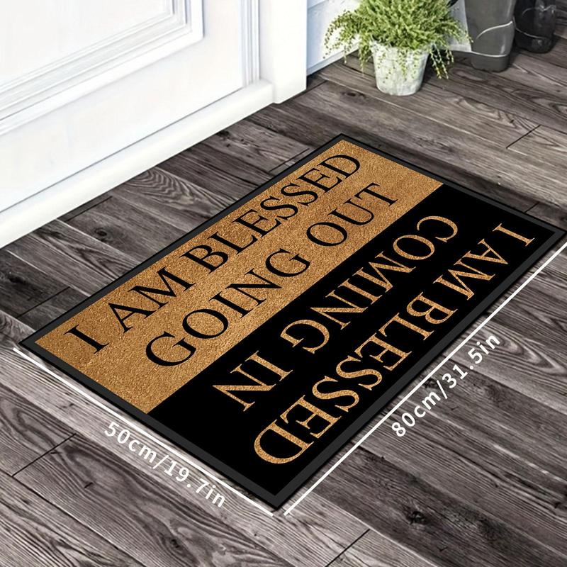 TexturaStep – Stylish Letter Pattern Door Mat