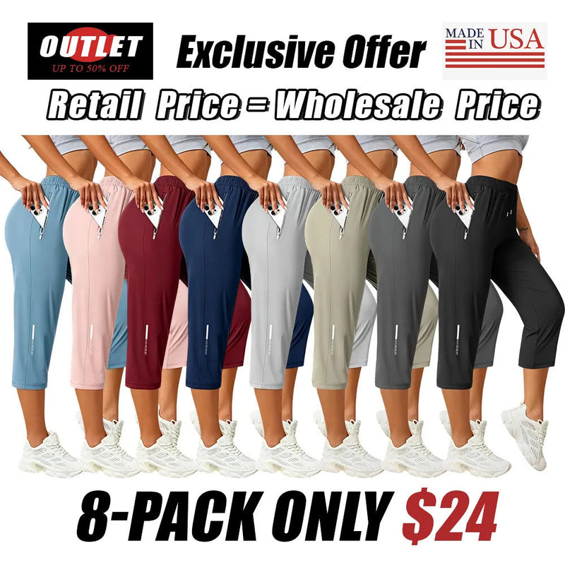 UrbanFlex – Lightweight Women Drawstring Summer Capris
