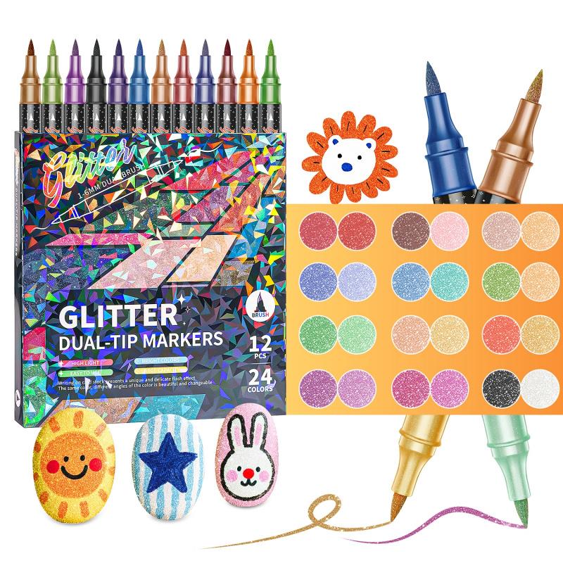 SparkBrush – Glitter Effect Art Markers