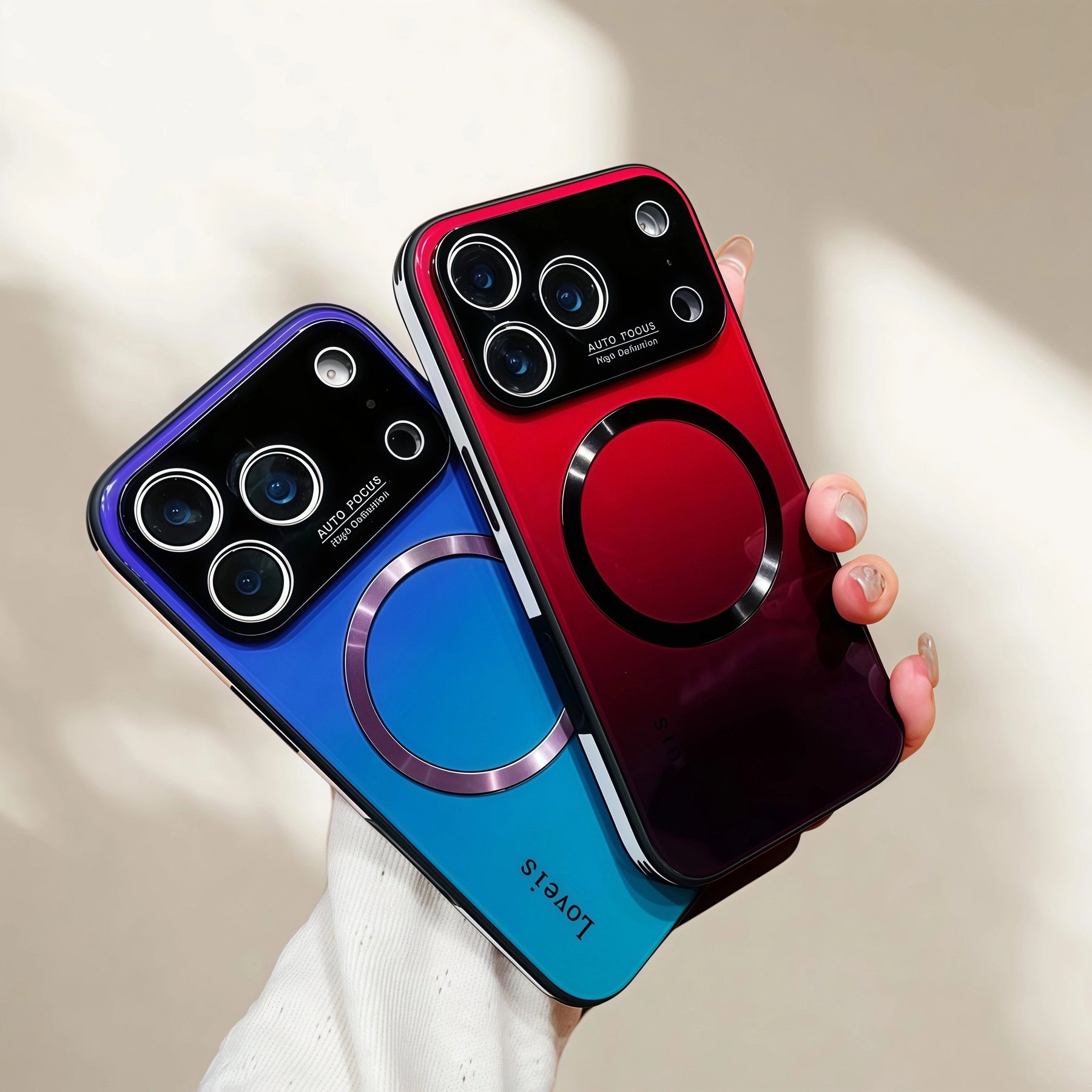 VistaVibe – Aesthetic Gradient Glass Armor Case