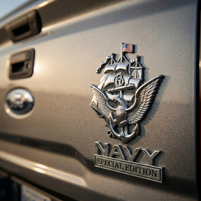 NavyHonor – Navy Veteran Metal Auto Emblem