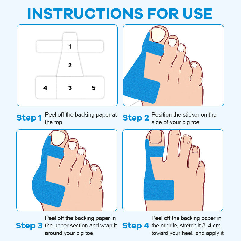 StepEase – Bunion Corrector Kinesiology Tape