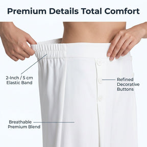 BelleFlow – Flattering Wide Leg Comfort Trousers