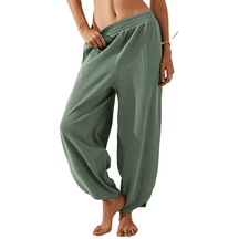 LuxeFlow – Women’s Wide Leg Palazzo Harem Pants