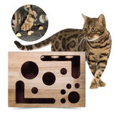 PawPuzzle – Cat Enrichment Scratch & Play Box