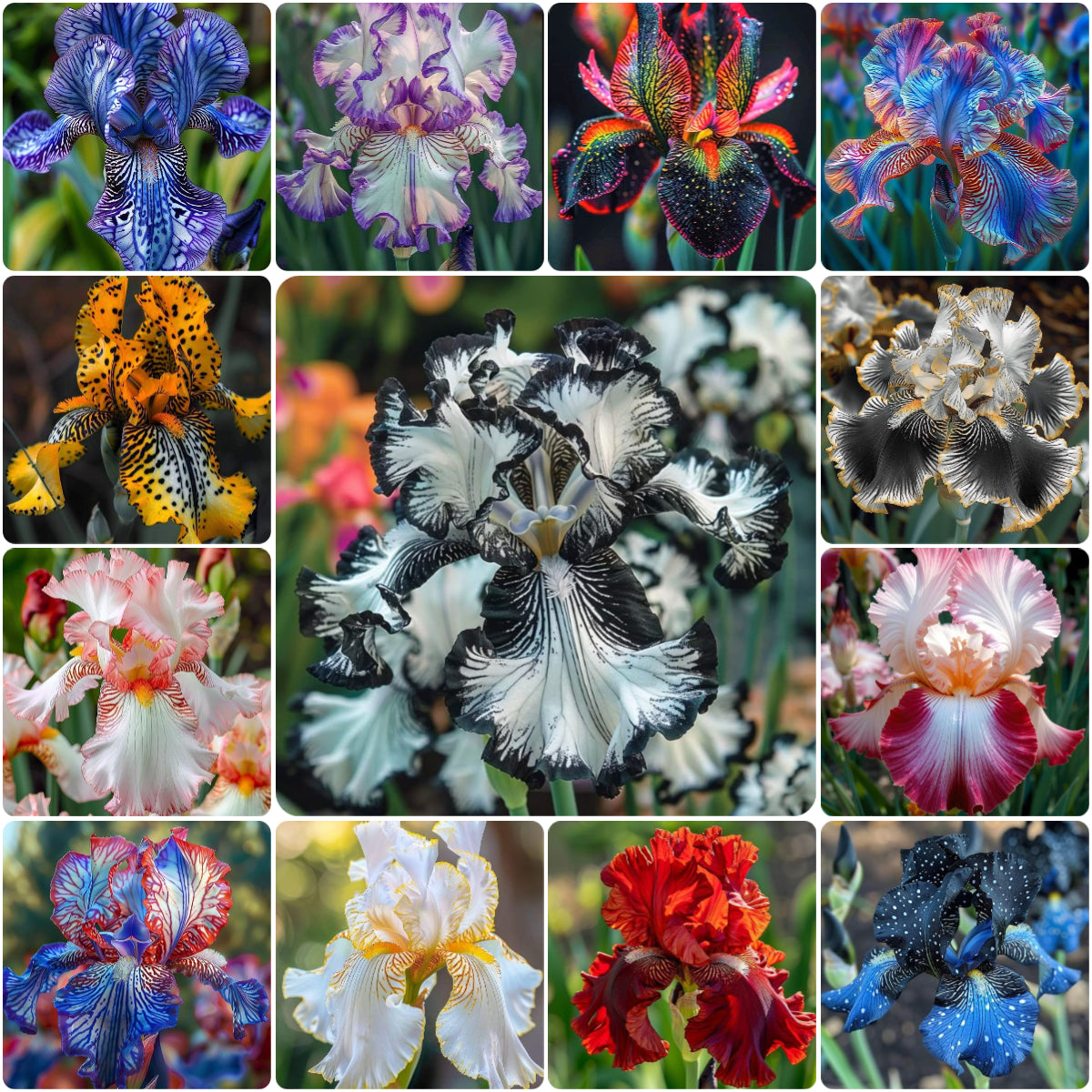 BloomAura – Exotic Tall Bearded Iris Flower