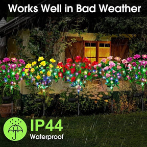 EternalPetal Glow – Solar Remembrance Lights