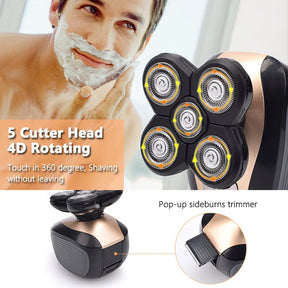 GroomFlex | 5-in-1 4D Electric Shaver Kit
