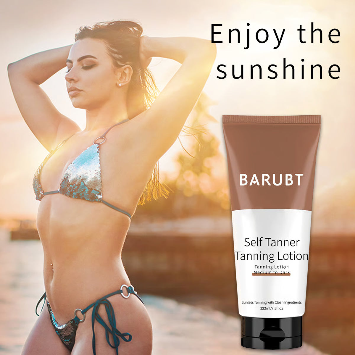 BronzeAura – Natural Finish Self Tanner Lotion