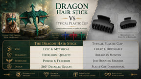 DragonCrown - Medieval Dragon Hair Stick