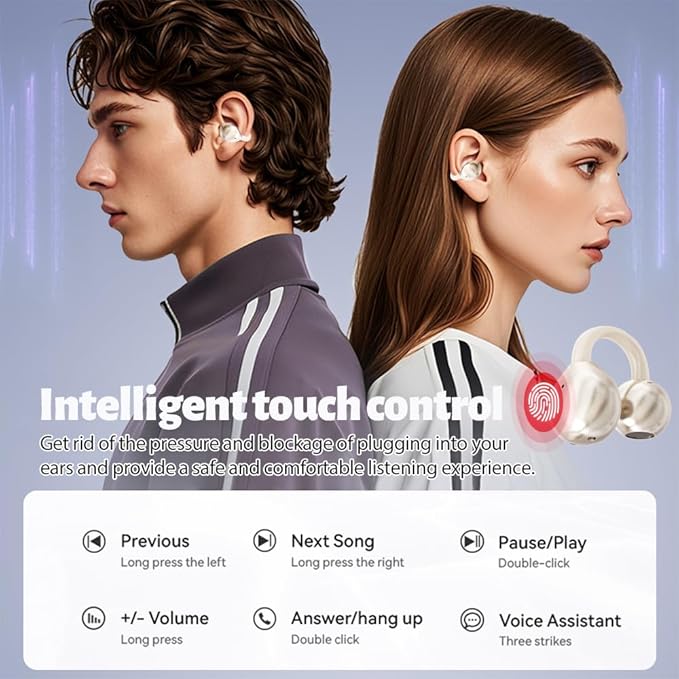 AuraSonic – Ultra-Light Transparent Bluetooth Earphones