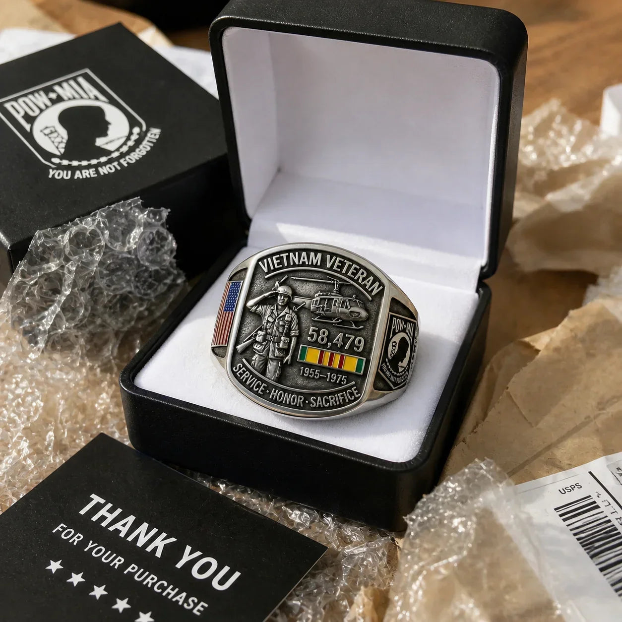 HonorRing - Vietnam Veteran Tribute Commemorative Ring