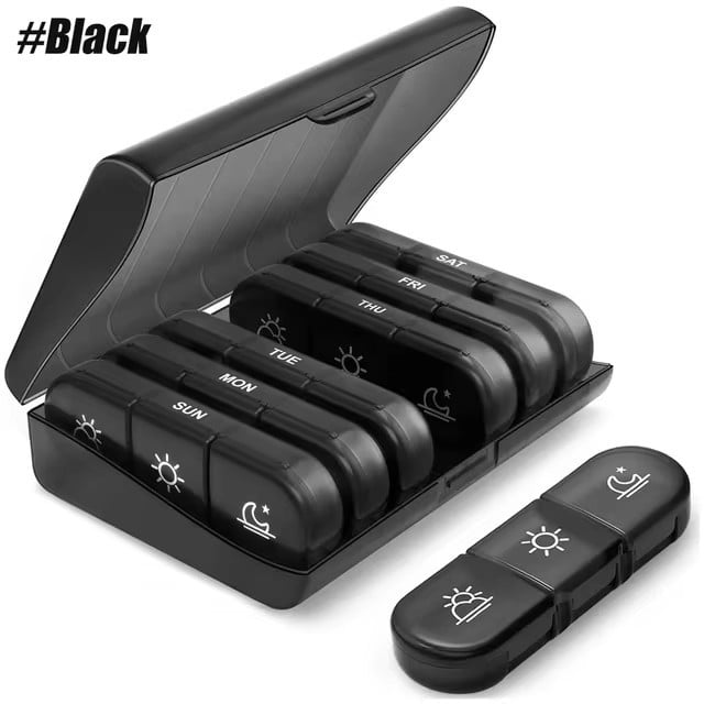 SafeSnap – 7-Day Portable Pill Organizer
