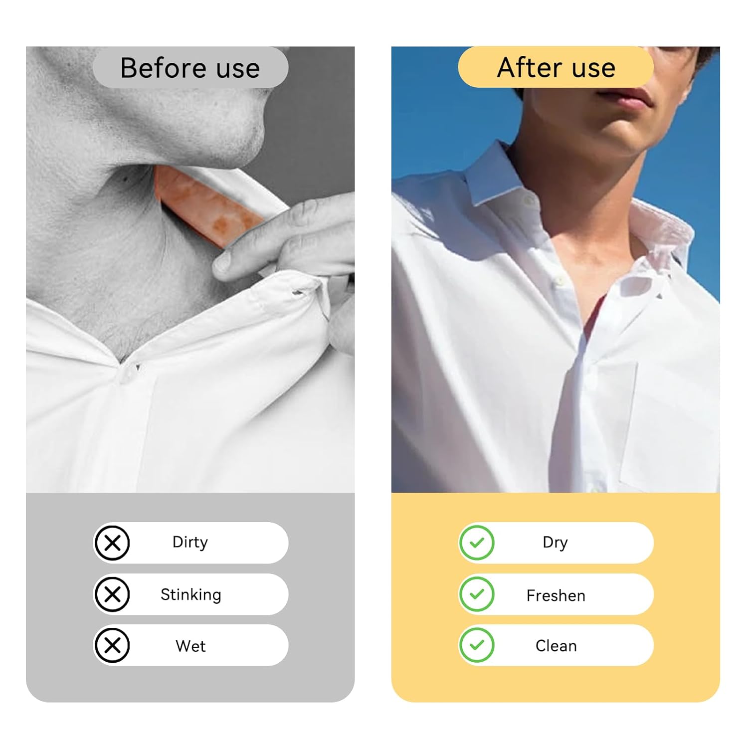 FreshGuard – Disposable Self-Adhesive Collar Protectors
