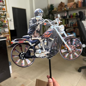 ReaperRide – Biker Skull Wind Spinner