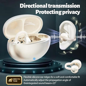 AuraSonic – Ultra-Light Transparent Bluetooth Earphones
