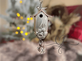 WhimsyPerch - Handcrafted Birdhouse Pendant