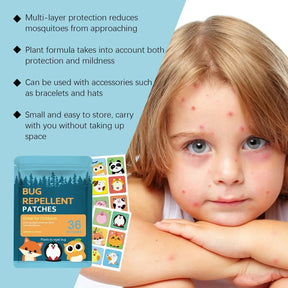 BuzzAway – Mosquito Repellent Stickers for Kids (36 Pack)