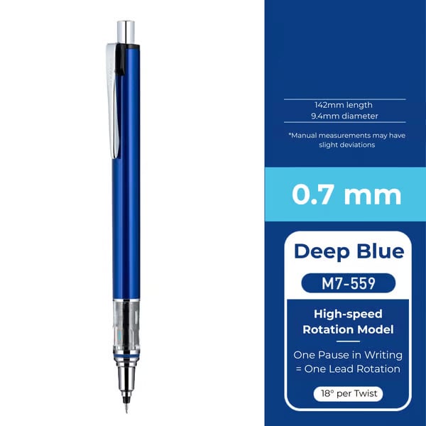WritePro – Advance Mechanical Pencil M5-559, 0.3 mm – 0.7 mm
