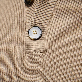 Ashton Button Mockneck Sweater | Lupi