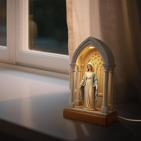 Heavenly Glow - Virgin Mary LED Devotional Lamp