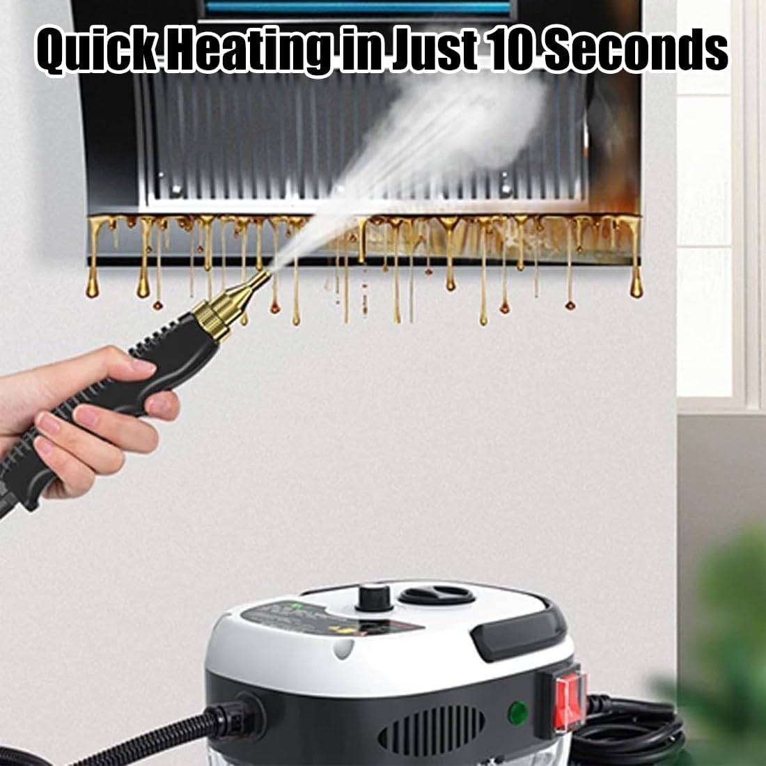 SteamBlaze – 1500W High-Temp Pressurized Handheld Cleaner