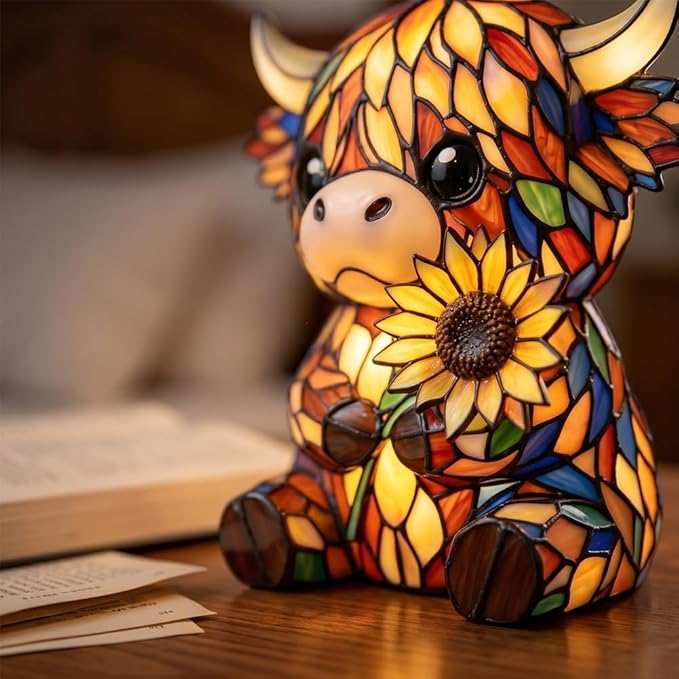 CowzyGlow - Highland Cow LED Night Light