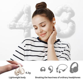 AuraSonic – Ultra-Light Transparent Bluetooth Earphones