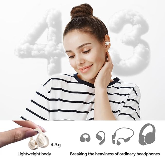 AuraSonic – Ultra-Light Transparent Bluetooth Earphones