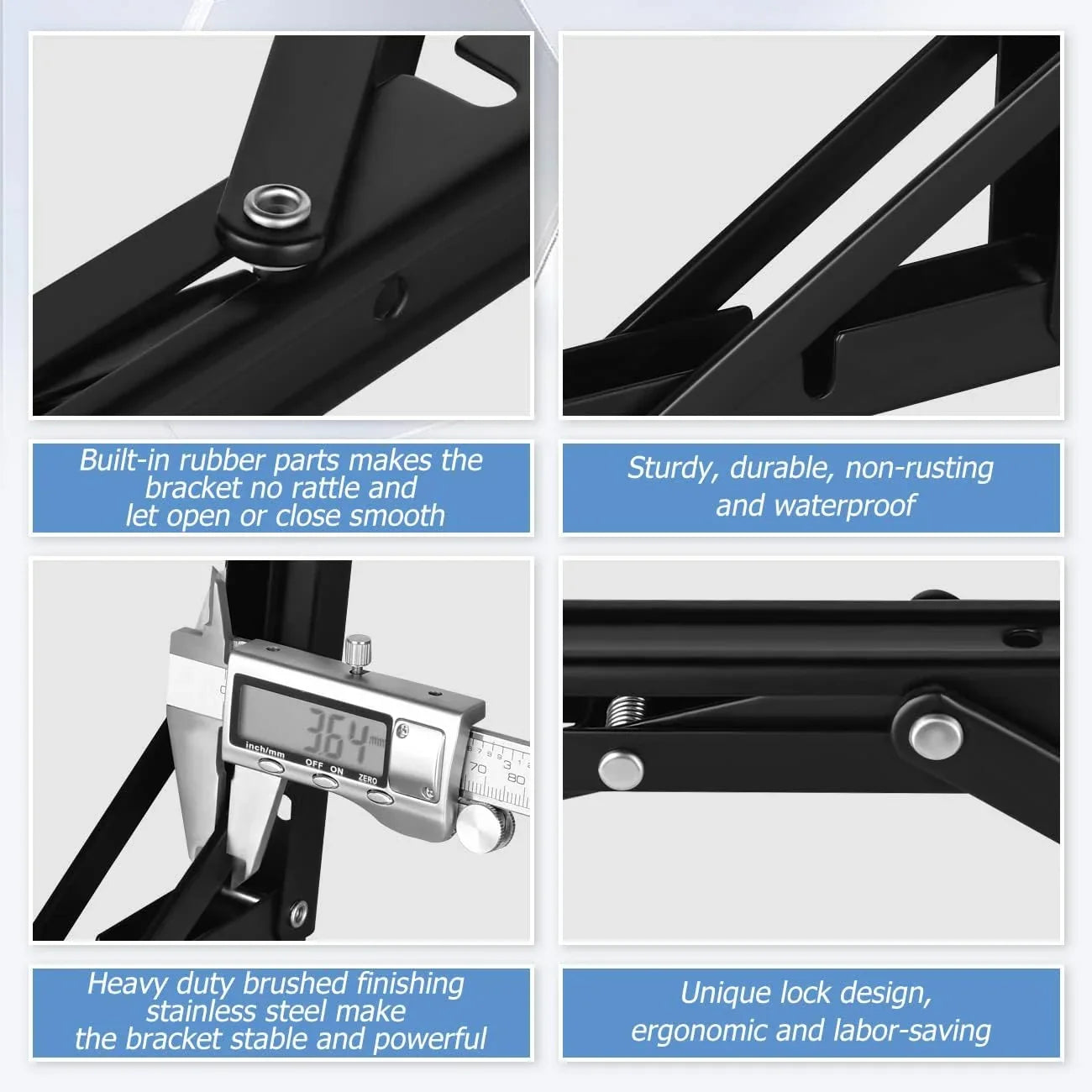 SpaceLift – Heavy Duty Folding Shelf Brackets