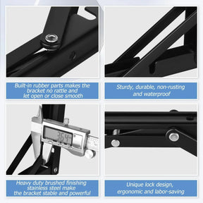 SpaceLift – Heavy Duty Folding Shelf Brackets