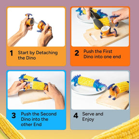 CornRex – Dinosaur Dining Holders