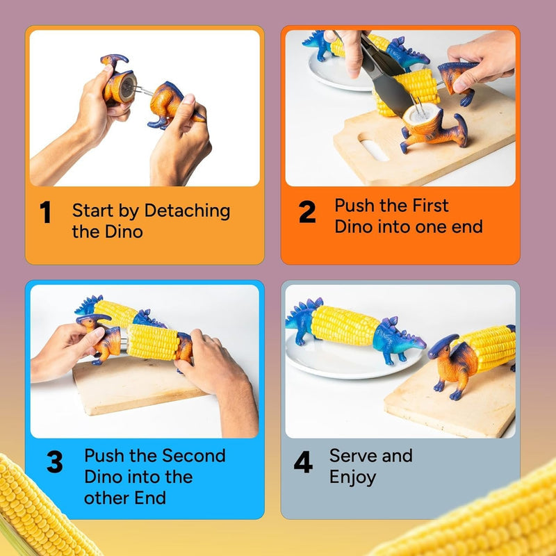CornRex – Dinosaur Dining Holders