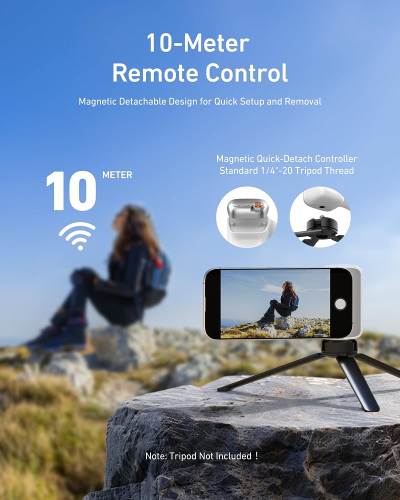SnapGlow – Fun Shot Magnetic Phone Camera Grip