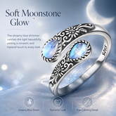 MoonPetal – Elegant Moonstone Bloom Ring