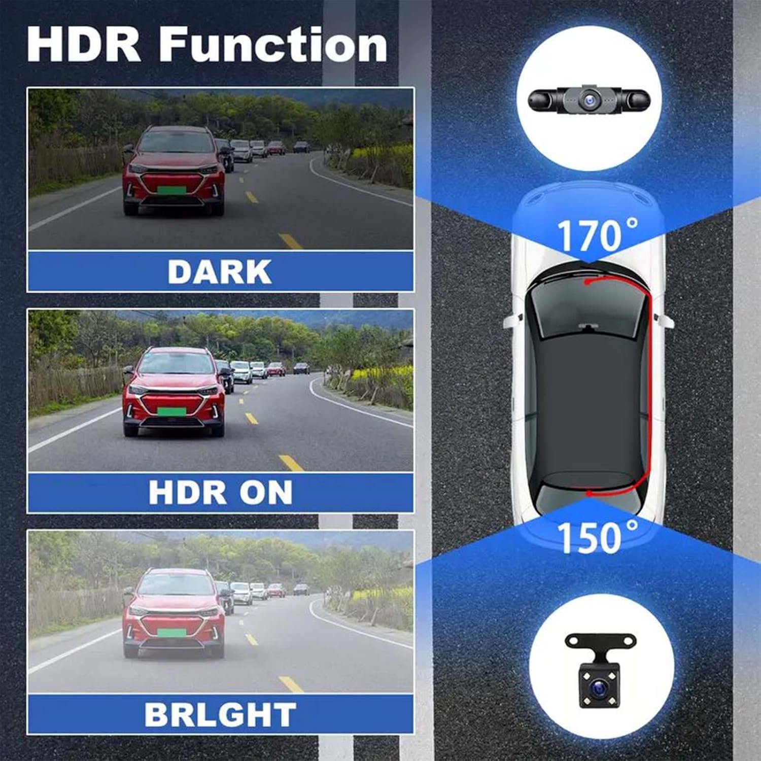 VistaDash – Full-View Car Dashcam System